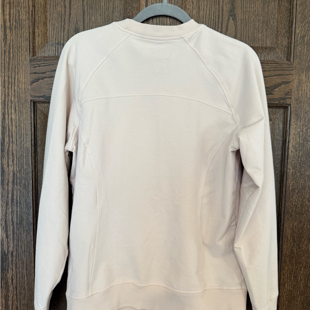 Lululemon Scuba Crewneck Sweatshirt in Silk Rose - Size 10 - Picture 6 of 7